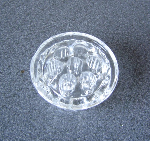 Vintage glas blumensteckvase - vintage,