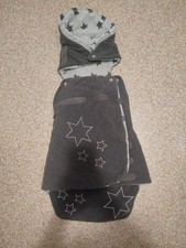 REDUZIERT! Wickeldecke Lilly and Ben Einschlagdecke Herbst Winter  Unisex Grau 