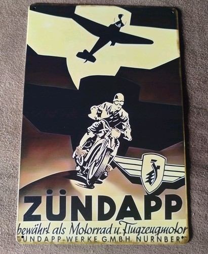 Blechschild zündapp - blechschild,