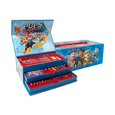 Paw Patrol - Schreibwaren-Set XL im Koffer Stifte malen Zeichnen Chase Rubble
