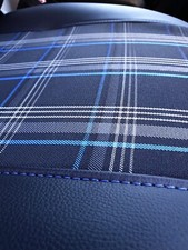 Sitzbezüge nach Maß Robust Premium Jacquard Blau Premium für VW T4 Multivan