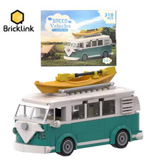 Surfer Bulli grün-weiss voll kompatibel als Klemmbaustein Set 310+ pcs inkl. OVP