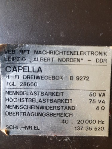 Wege bassreflex boxen von - 3,