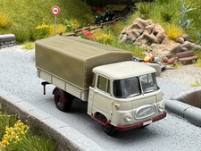 Robur LO 2002 Pritschenwagen grau Brekina 1:87