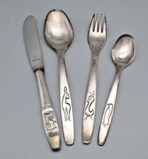 Kinder Besteck 90er Silber