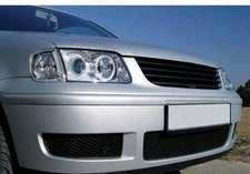 Kühlergrill Sport Front Grill Schwarz ohne Emblem für VW Polo 4 6N2 99-01