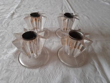 Vintage - 4 Stück französische Kerzenhalter - Modèle Depose - Kunststoff