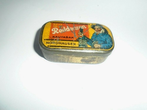 35279 alte blechdose - blechdose, kautabak