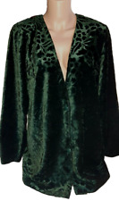 Wunderschöne Samtjacke Von SCHMEINCK  Größe 40 in dunkelgrün  festlich