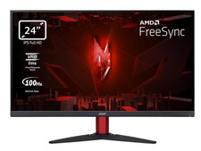 Acer Nitro KG242YE 23,8 Zoll Gaming Monitor mit Full HD und 100Hz für flüssiges