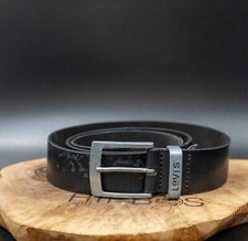 Levis Herren Gürtel Vintage Ledergürtel Jeans Ledergürtel Schwarz Größe 36