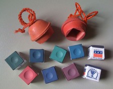 2 ROTE GUMMI KREIDEHALTER C/W