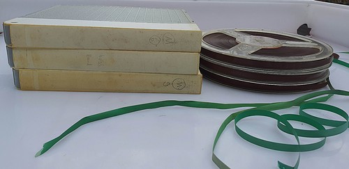 Agfa tonband spulen mit - 3, st.