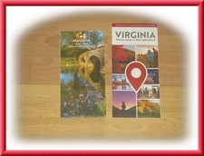 USA Strassenkarte Autokarte Virginia Maryland USA Neu aa