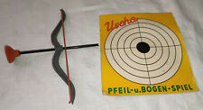 seltenes DDR Spielzeug Rummel Trostpreis Pfeil Bogen Spiel USCHA Indianer  