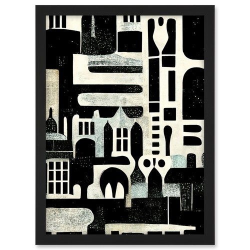 Bold monochrome geometric - monochrome,