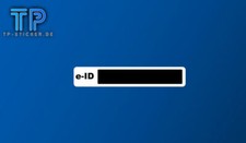 4x EU Drohnen Kennzeichen eID