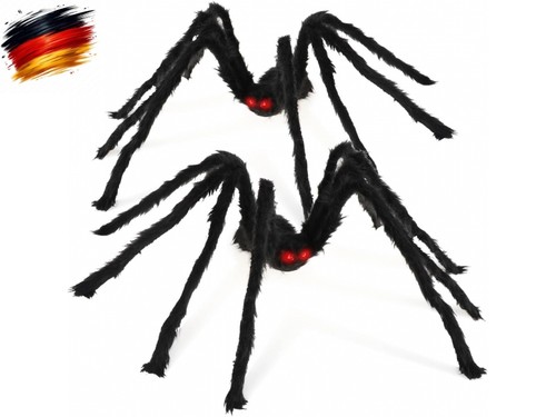 Deko spinne größe xxl - 2x, deko-spinne