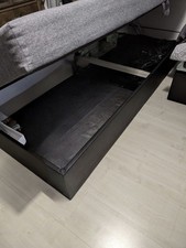 STUDIOLIEGE mit Bettkasten und Federkern, Gebraucht, 90x200