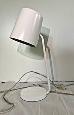 Habitat Tischlampe / Schreibtischlampe – Weiß – Metall – Guter Zustand