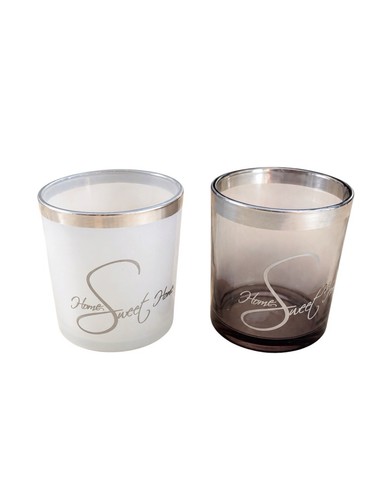 2er set windlichter - set, grau