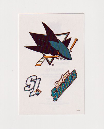 San jose sharks aufkleber - san,