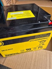 2x Blei Gel Akku 12V 24 Ah