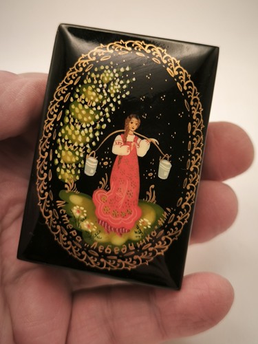 Vintage russische lackbox - vintage,