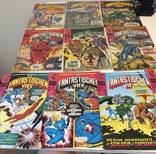 Marvel Comics – Die Fantastischen Vier – 10 Hefte – Williams Verlag – 70er Jahre
