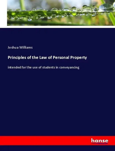 Joshua williams principles - williams,