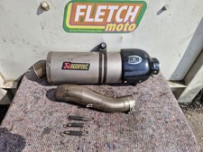 KAWASAKI ZX10R C1H GEN 1 AKRAPOVIC SCHALLDÄMPFER CAN MUFFLER MIT LINK PIPE Bj 2004