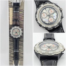 Swatch Aqua Chrono Black