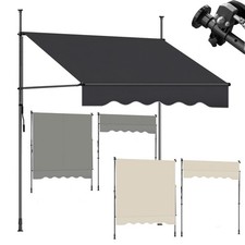 Klemmmarkise für balkon mit