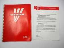 Welger Prospektmappe Verkaufsprogramm 1996 Pressen Kipper Dungstreuer