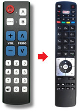 Senioren Fernbedienung für alle Telefunken RC5118