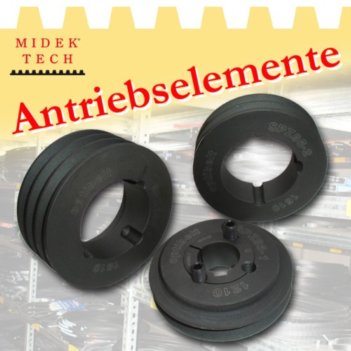Keilriemenscheibe•Keilrillen