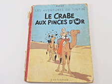 Comic Tim und Struppi Le Krabbe Aux Zange D'Or Herge Ausgabe Casterman B5, 1951