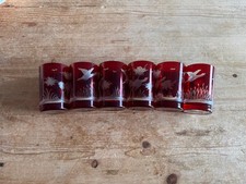 6 Gläser Becher Bleikristall