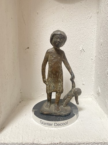 Bronzefigur skulptur kleines - bronzefigur,