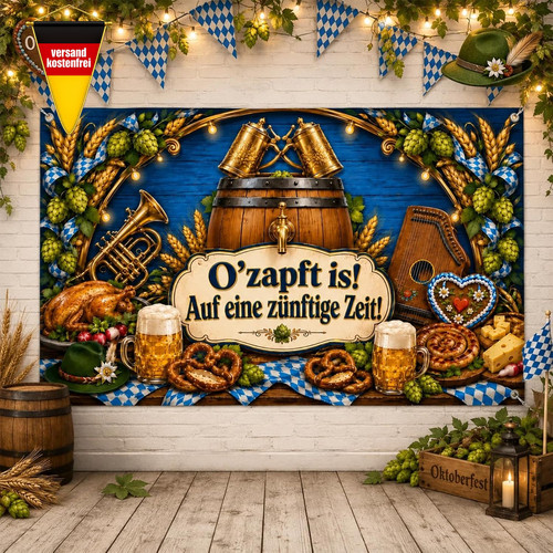 Oktoberfest dekobanner 180x110 - oktoberfest,