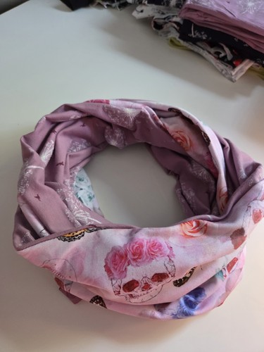 Loop damen rosen blumen - rosen, skull