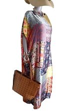 Bedruckter Seide,MaxiKleid