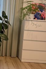 MALM Kommode Weiß, neuwertig 80x100, 4 Schubladen 