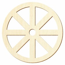 Holz wagenrad deko - holz,