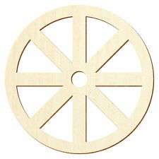 Holz Wagenrad V8 - Deko