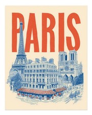 Paris Stadtbild Wandkunst