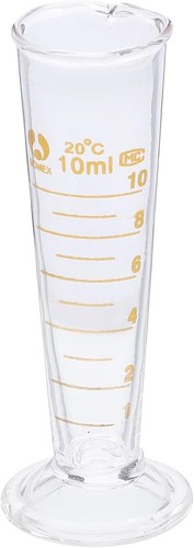 Messbecher glas 10ml präzise - glas,