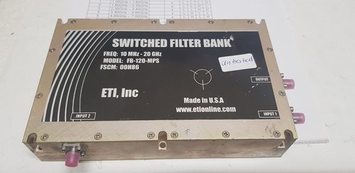 Industries switched filter - switched,