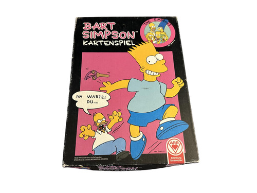 Bart simpson kartenspiel - kartenspiel, |