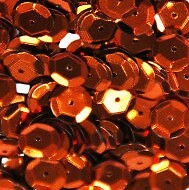 Pailletten Kupfer metallic